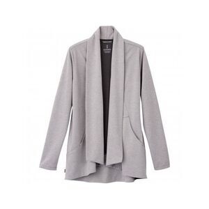 New Elevate Knit Open Front Heather Gray Cardigan Sz XL